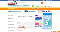 Desktop Screenshot of online-yedekparca.com