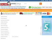Tablet Screenshot of online-yedekparca.com